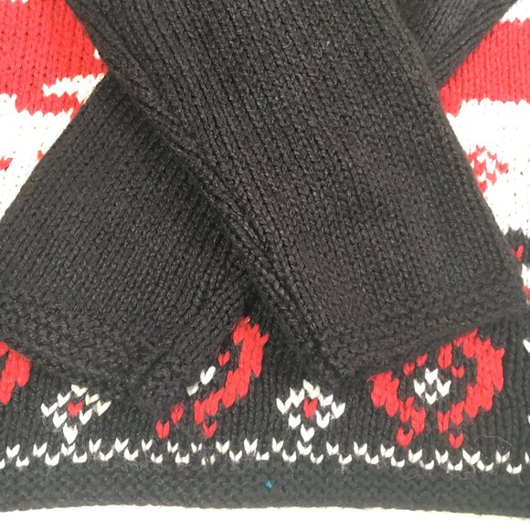 UGLY CHRISTMAS Sweater with reindeer prancing  Beldoch Popper Vtg 80’s - Picture 6 of 11